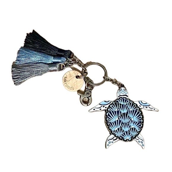 Sakroots Accessories - Sakroots Sea Turtle Keychain Bag Charm Stylish Dangle Keyring